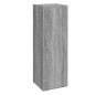 vidaXL Set de muebles para TV 4 pzas madera contrachapada gris Sonoma