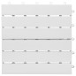 vidaXL Baldosas de porche de madera de acacia 20 pzas blanco 30x30 cm vidaXL Baldosas de porche de madera de acacia 20 pzas blanco 30x30 cm