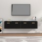 vidaXL Armario de pared 2 uds madera contrachapada negro 80x35x36,5 cm vidaXL Armario de pared 2 uds madera contrachapada negro 80x35x36,5 cm