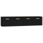 vidaXL Armario de pared 2 uds madera contrachapada negro 80x35x36,5 cm vidaXL Armario de pared 2 uds madera contrachapada negro 80x35x36,5 cm
