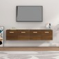 vidaXL Armarios de pared 2 uds contrachapada roble marrón 80x35x36,5cm vidaXL Armarios de pared 2 uds contrachapada roble marrón 80x35x36,5cm