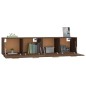 vidaXL Armarios de pared 2 uds contrachapada roble marrón 80x35x36,5cm vidaXL Armarios de pared 2 uds contrachapada roble marrón 80x35x36,5cm