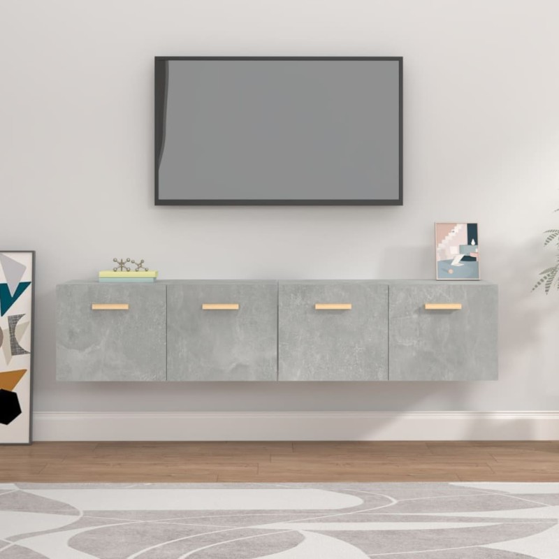 vidaXL Armarios pared 2 uds contrachapada gris hormigón 80x35x36,5 cm vidaXL Armarios pared 2 uds contrachapada gris hormigón 80x35x36,5 cm