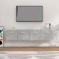 vidaXL Armarios pared 2 uds contrachapada gris hormigón 80x35x36,5 cm vidaXL Armarios pared 2 uds contrachapada gris hormigón 80x35x36,5 cm