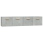 vidaXL Armarios pared 2 uds contrachapada gris hormigón 80x35x36,5 cm vidaXL Armarios pared 2 uds contrachapada gris hormigón 80x35x36,5 cm