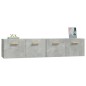 vidaXL Armarios pared 2 uds contrachapada gris hormigón 80x35x36,5 cm vidaXL Armarios pared 2 uds contrachapada gris hormigón 80x35x36,5 cm