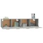 vidaXL Armarios pared 2 uds contrachapada gris hormigón 80x35x36,5 cm vidaXL Armarios pared 2 uds contrachapada gris hormigón 80x35x36,5 cm