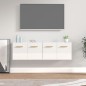 vidaXL Armarios pared 2 uds contrachapada blanco brillo 60x36,5x35 cm vidaXL Armarios pared 2 uds contrachapada blanco brillo 60x36,5x35 cm