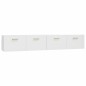 vidaXL Armarios pared 2 uds contrachapada blanco brillo 100x36,5x35 cm vidaXL Armarios pared 2 uds contrachapada blanco brillo 100x36,5x35 cm