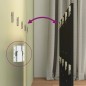 vidaXL Cabecero de cama con mesitas madera contrachapada negro