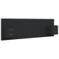 vidaXL Cabecero de cama con mesitas madera contrachapada negro vidaXL Cabecero de cama con mesitas madera contrachapada negro