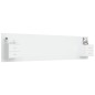 vidaXL Cabecero de cama con mesitas madera contrachapada blanco vidaXL Cabecero de cama con mesitas madera contrachapada blanco