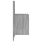 vidaXL Cabecero de cama y mesitas madera contrachapada gris Sonoma vidaXL Cabecero de cama y mesitas madera contrachapada gris Sonoma