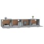 vidaXL Armarios pared 2 uds contrachapada gris sonoma 100x36,5x35 cm vidaXL Armarios pared 2 uds contrachapada gris sonoma 100x36,5x35 cm