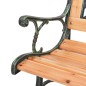vidaXL Banco de jardín 122 cm de madera vidaXL Banco de jardín 122 cm de madera