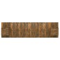 vidaXL Cabecero de cama y mesitas madera contrachapada roble ahumado vidaXL Cabecero de cama y mesitas madera contrachapada roble ahumado
