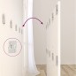vidaXL Cabecero de cama con mesitas madera contrachapada blanco vidaXL Cabecero de cama con mesitas madera contrachapada blanco