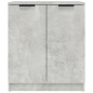 vidaXL Aparadores 2 uds madera contrachapada gris hormigón 60x30x70 cm vidaXL Aparadores 2 uds madera contrachapada gris hormigón 60x30x70 cm