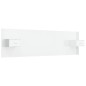 vidaXL Cabecero de cama y mesitas madera contrachapada blanco brillo vidaXL Cabecero de cama y mesitas madera contrachapada blanco brillo