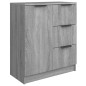 vidaXL Aparadores 2 uds madera contrachapada gris Sonoma 60x30x70 cm vidaXL Aparadores 2 uds madera contrachapada gris Sonoma 60x30x70 cm