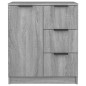 vidaXL Aparadores 2 uds madera contrachapada gris Sonoma 60x30x70 cm vidaXL Aparadores 2 uds madera contrachapada gris Sonoma 60x30x70 cm