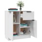 vidaXL Aparadores 2 uds madera contrachapada blanco 60x30x70 cm vidaXL Aparadores 2 uds madera contrachapada blanco 60x30x70 cm