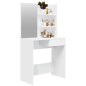 vidaXL Tocador con espejo blanco 74,5x40x141 cm vidaXL Tocador con espejo blanco 74,5x40x141 cm