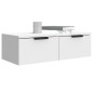 vidaXL Armarios de pared 2 unidades contrachapada blanco 68x30x20 cm vidaXL Armarios de pared 2 unidades contrachapada blanco 68x30x20 cm