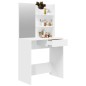 vidaXL Tocador con espejo blanco 74,5x40x141 cm vidaXL Tocador con espejo blanco 74,5x40x141 cm