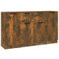 vidaXL Aparadores 3 piezas madera contrachapada roble ahumado vidaXL Aparadores 3 piezas madera contrachapada roble ahumado