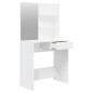 vidaXL Tocador con espejo blanco 74,5x40x141 cm vidaXL Tocador con espejo blanco 74,5x40x141 cm