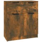 vidaXL Aparadores 3 piezas madera contrachapada roble ahumado vidaXL Aparadores 3 piezas madera contrachapada roble ahumado