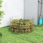 vidaXL Compostador de jardín acero galvanizado Ø100x50 cm vidaXL Compostador de jardín acero galvanizado Ø100x50 cm