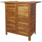 vidaXL Juego muebles de bar para jardín 5 pzas madera maciza de acacia
