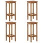 vidaXL Juego muebles de bar para jardín 5 pzas madera maciza de acacia