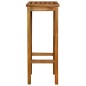 vidaXL Juego muebles de bar para jardín 5 pzas madera maciza de acacia
