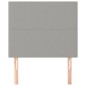vidaXL Cabeceros 2 unidades de tela gris claro 80x5x78/88 cm vidaXL Cabeceros 2 unidades de tela gris claro 80x5x78/88 cm