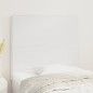 vidaXL Cabeceros 2 unidades de cuero sintético blanco 100x5x78/88 cm vidaXL Cabeceros 2 unidades de cuero sintético blanco 100x5x78/88 cm