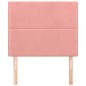 vidaXL Cabeceros 2 unidades de terciopelo rosa 80x5x78/88 cm vidaXL Cabeceros 2 unidades de terciopelo rosa 80x5x78/88 cm