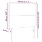 vidaXL Cabeceros 2 unidades de terciopelo rosa 80x5x78/88 cm vidaXL Cabeceros 2 unidades de terciopelo rosa 80x5x78/88 cm