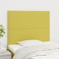 vidaXL Cabeceros 2 unidades de tela verde 100x5x78/88 cm vidaXL Cabeceros 2 unidades de tela verde 100x5x78/88 cm