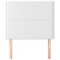 vidaXL Cabeceros 2 unidades de cuero sintético blanco 80x5x78/88 cm vidaXL Cabeceros 2 unidades de cuero sintético blanco 80x5x78/88 cm