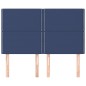 vidaXL Cabeceros 4 unidades tela azul 72x5x78/88 cm vidaXL Cabeceros 4 unidades tela azul 72x5x78/88 cm