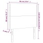 vidaXL Cabeceros 2 unidades de cuero sintético marrón 90x5x78/88 cm vidaXL Cabeceros 2 unidades de cuero sintético marrón 90x5x78/88 cm
