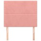vidaXL Cabeceros 2 unidades de terciopelo rosa 90x5x78/88 cm vidaXL Cabeceros 2 unidades de terciopelo rosa 90x5x78/88 cm
