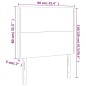 vidaXL Cabeceros 2 unidades de terciopelo rosa 90x5x78/88 cm vidaXL Cabeceros 2 unidades de terciopelo rosa 90x5x78/88 cm