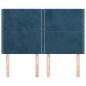 vidaXL Cabeceros 4 unidades terciopelo azul oscuro 72x5x78/88 cm