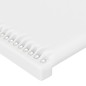 vidaXL Cabeceros 4 unidades de cuero sintético blanco 100x5x78/88 cm vidaXL Cabeceros 4 unidades de cuero sintético blanco 100x5x78/88 cm