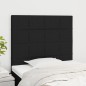 vidaXL Cabeceros 2 unidades de tela negro 80x5x78/88 cm vidaXL Cabeceros 2 unidades de tela negro 80x5x78/88 cm