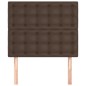 vidaXL Cabeceros 2 unidades de cuero sintético marrón 80x5x78/88 cm vidaXL Cabeceros 2 unidades de cuero sintético marrón 80x5x78/88 cm